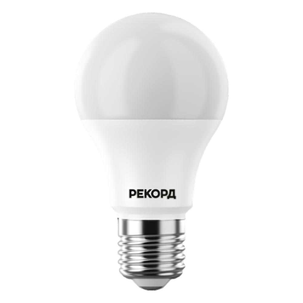 Светодиодная лампа РЕКОРД LED А60 7W Е27 3000К 23873