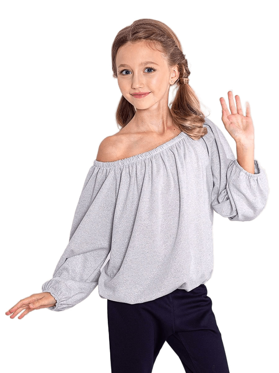 

Блузка детская Vereteya blAng01, серый, 128, blAng01