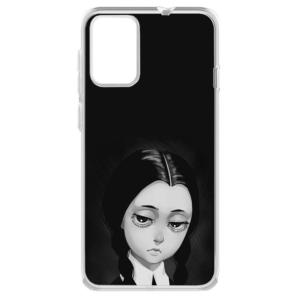 

Чехол-накладка Krutoff Clear Case Уэнсдей Аддамс - Рисованная Уэнсдей для ZTE Blade L9
