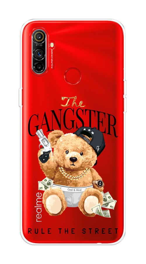 

Чехол на Realme C3 "The Gangster", Бежевый;серый;черный, 253050-6