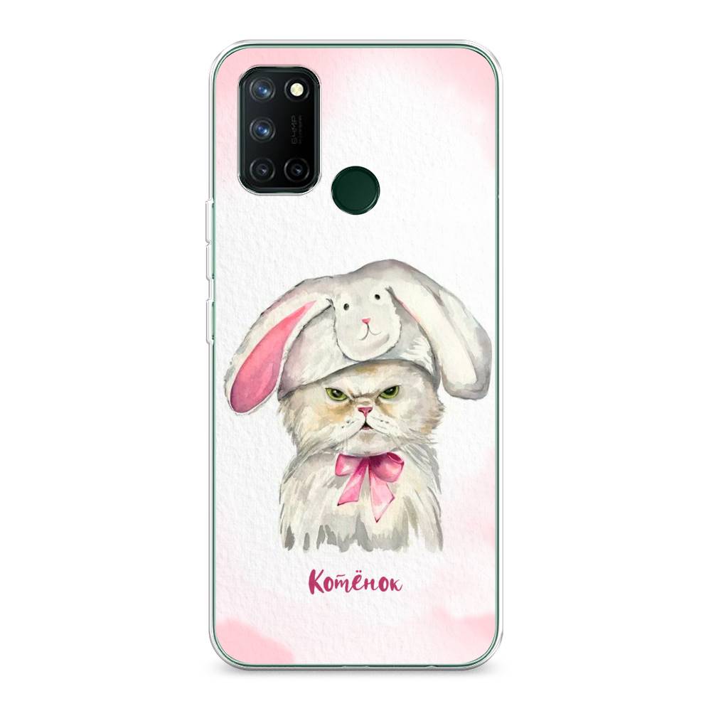 

Чехол на Realme 7i "Мой котёнок", Розовый;серый, 253950-1