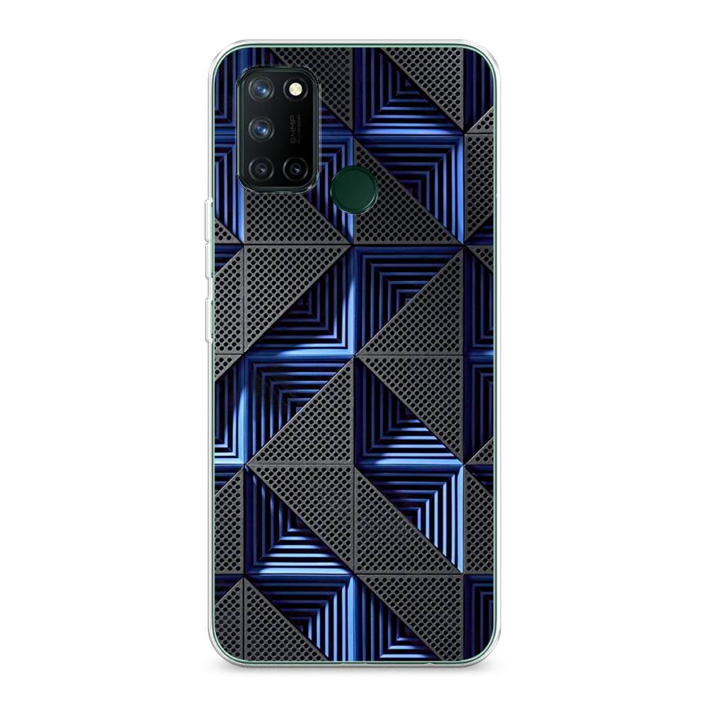

Чехол на Realme 7i "IBM", Серый;синий, 253950-3