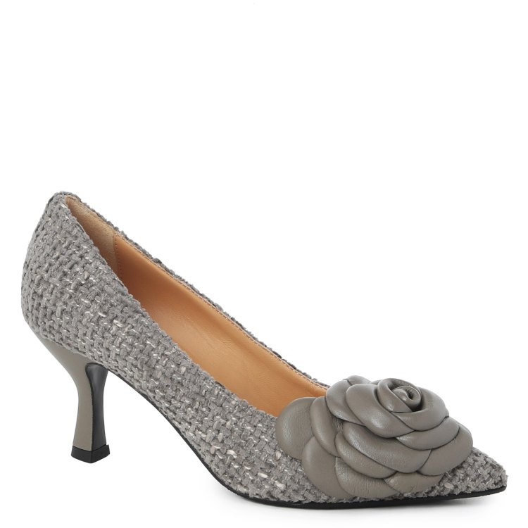 

Туфли женские Giovanni Fabiani W22210 серые 37 EU, Серый, W22210