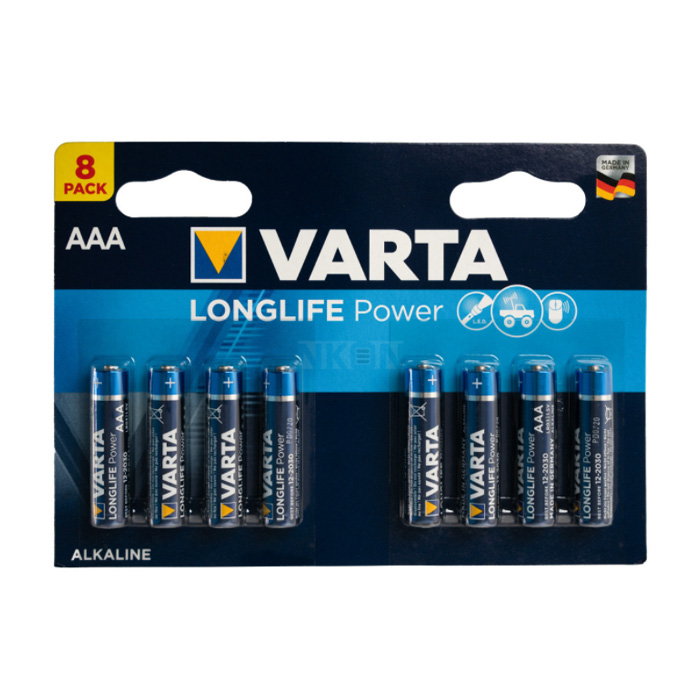 

Батарейки Varta LongLife ААА, 8 шт, Varta-2