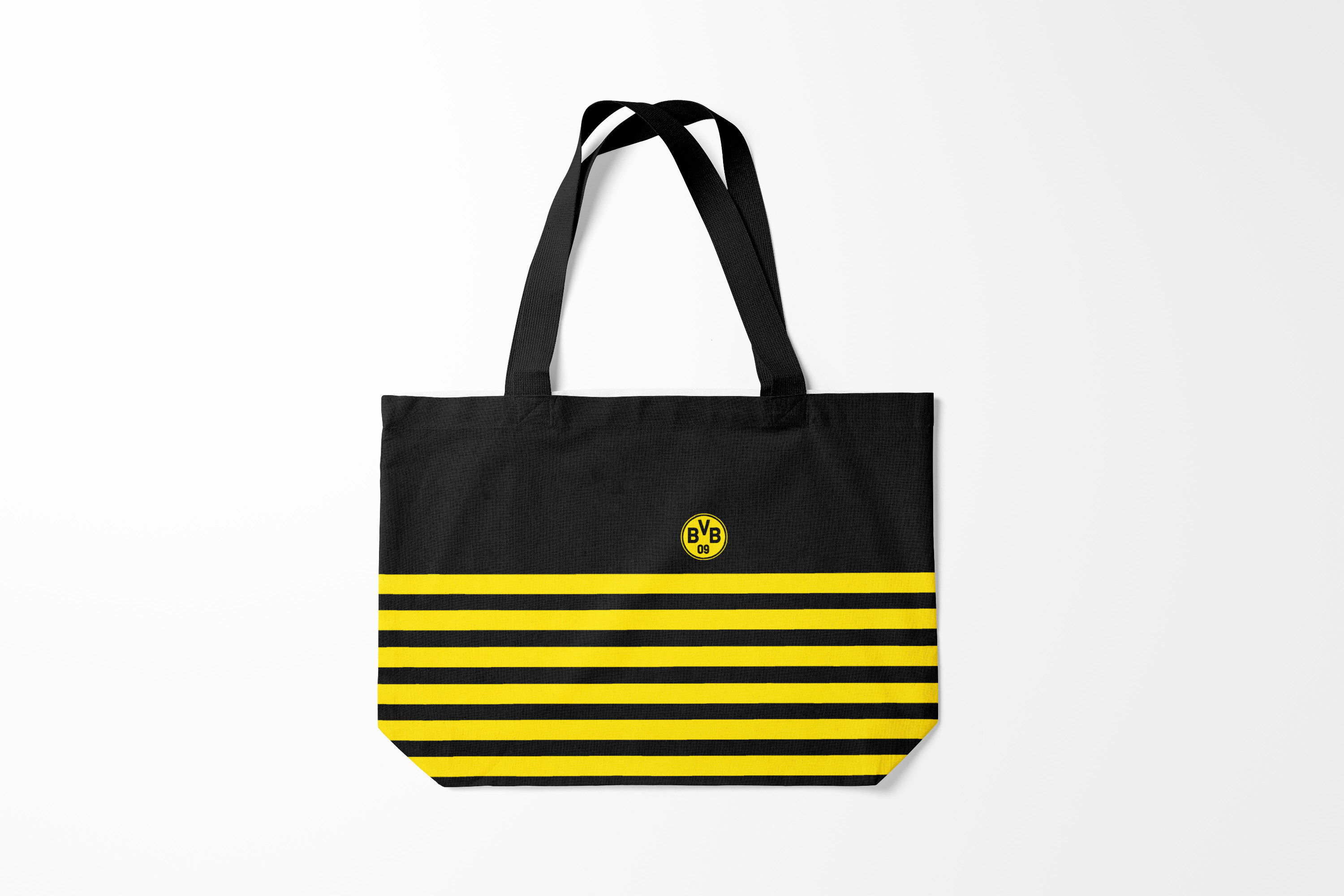 

Сумка шoппер унисекс Burnettie Borussia BORUSSIA., желтый; черный, Borussia BORUSSIA.