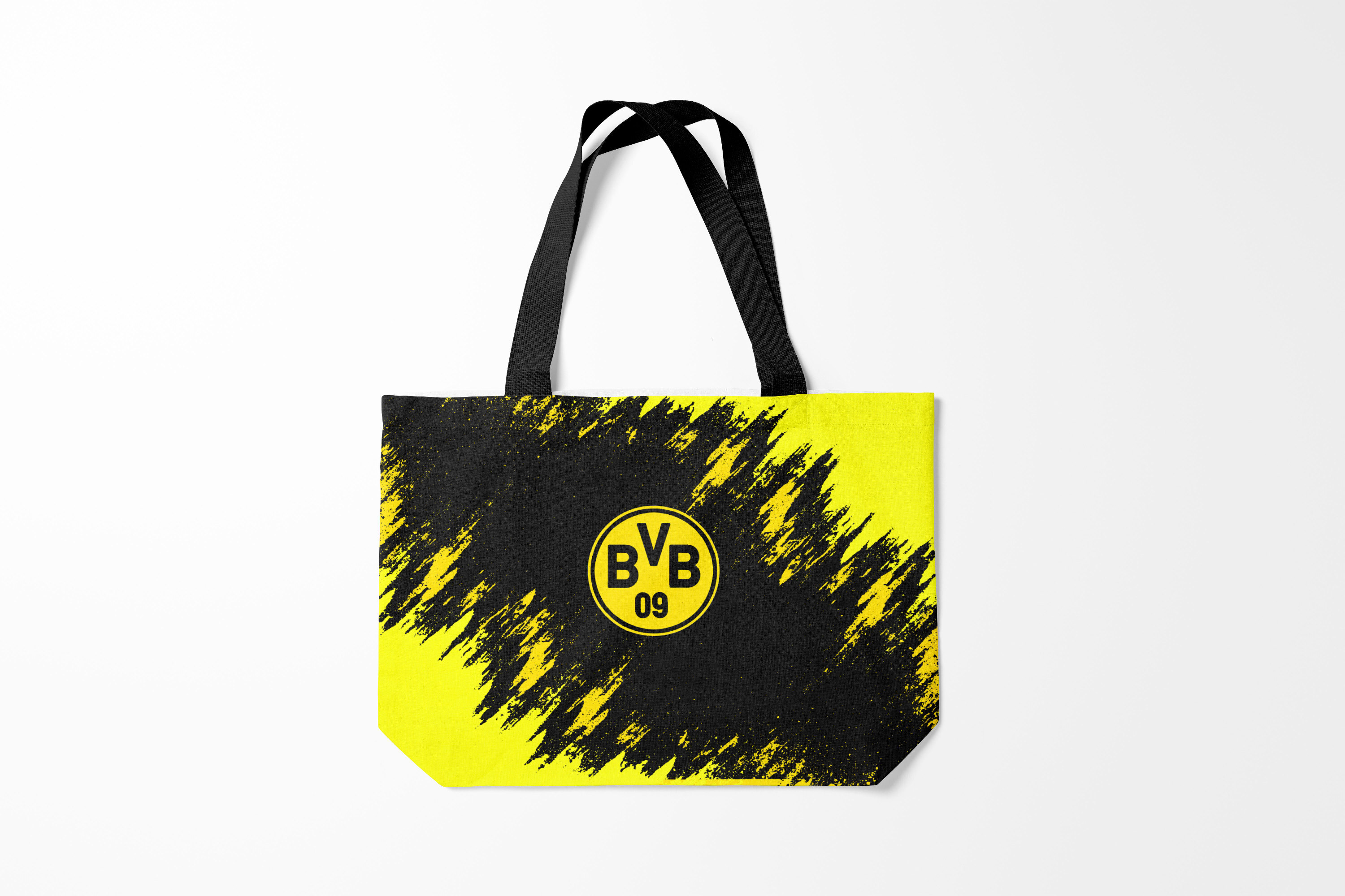 

Сумка шoппер унисекс Burnettie Borussia BORUSSIA., желтый; черный, Borussia BORUSSIA.