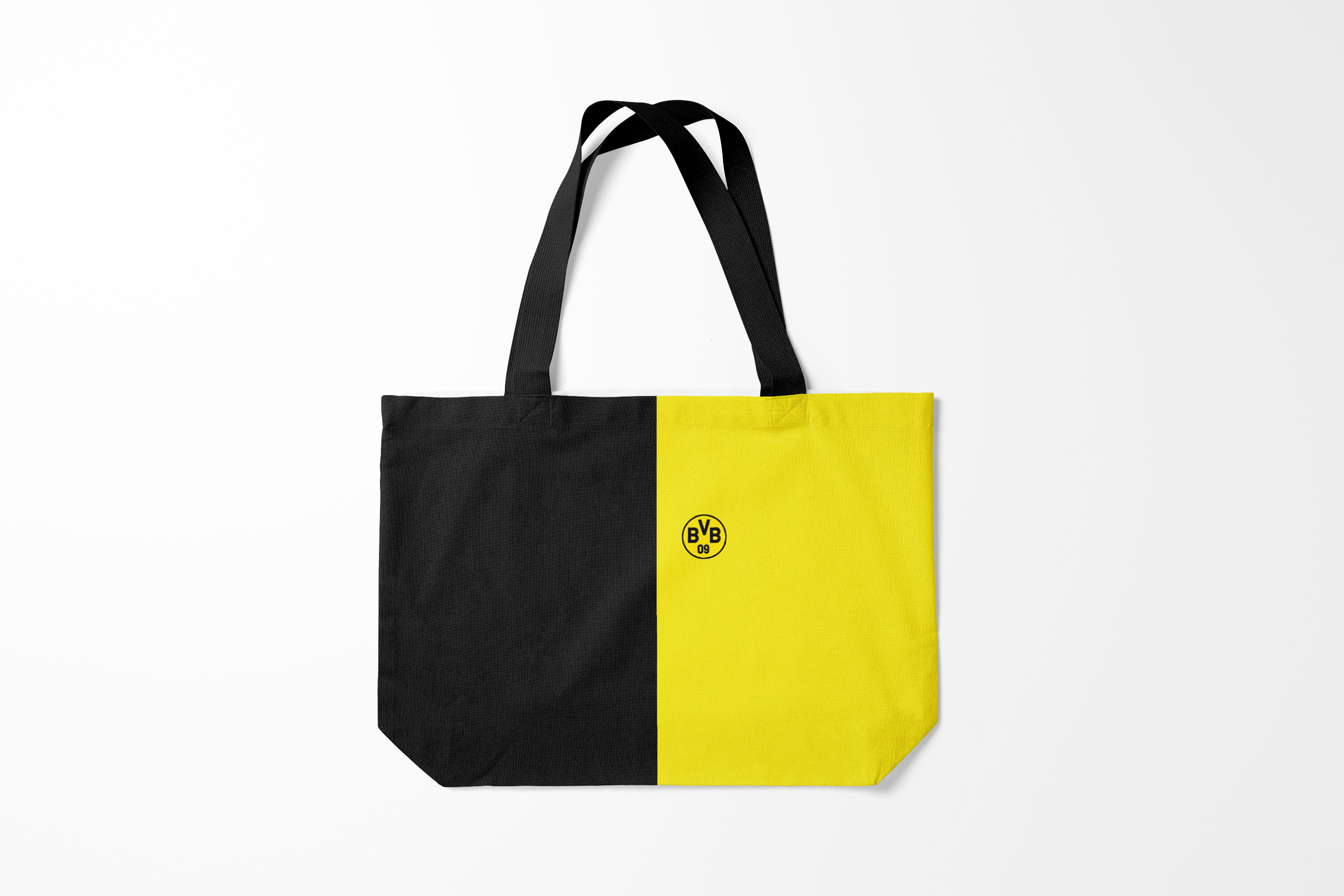 

Сумка шoппер унисекс Burnettie Borussia BORUSSIA., желтый; черный, Borussia BORUSSIA.