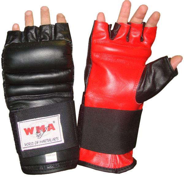 фото Снарядные перчатки спортекс wbm-324, красный/черный, s