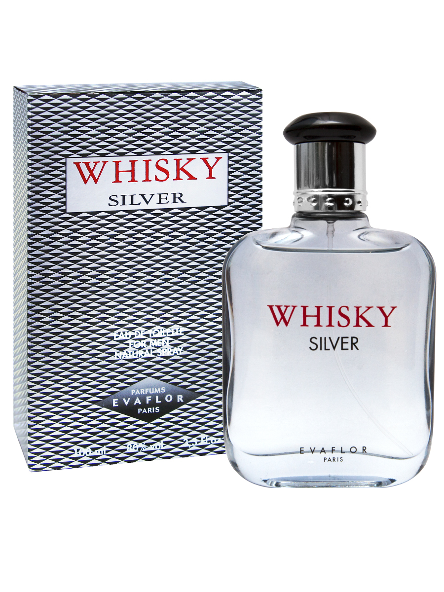 фото Туалетная вода parfums evaflor whisky silver 100 мл