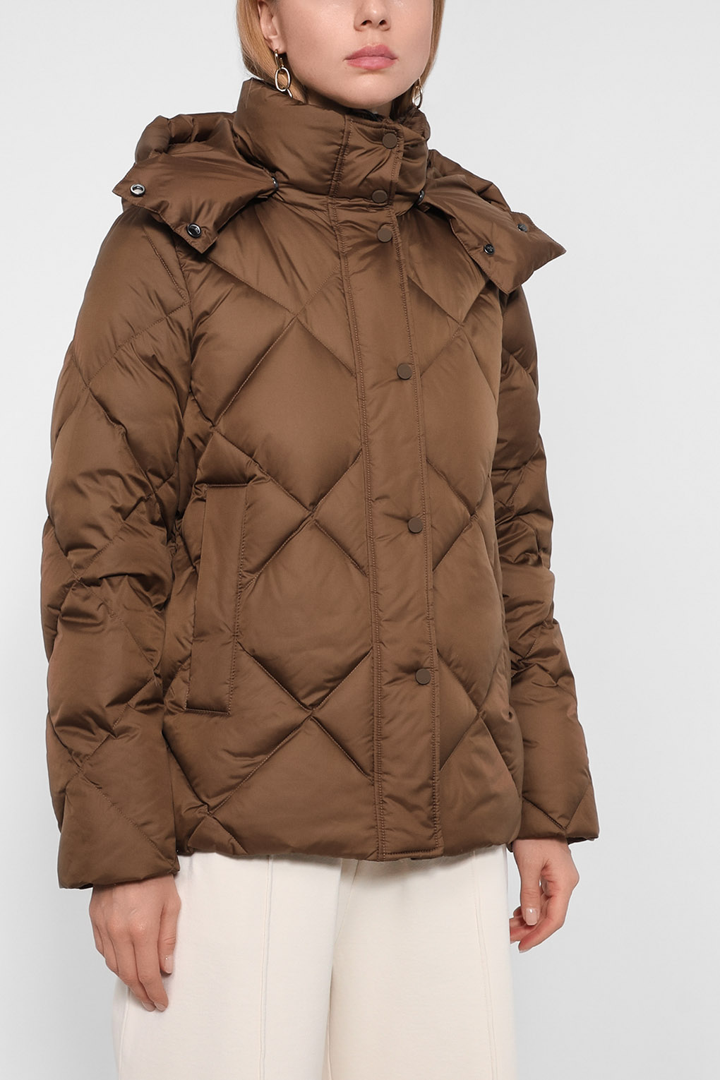 

Пуховик женский Marc O’Polo 209032970053 коричневый 42, 209032970053