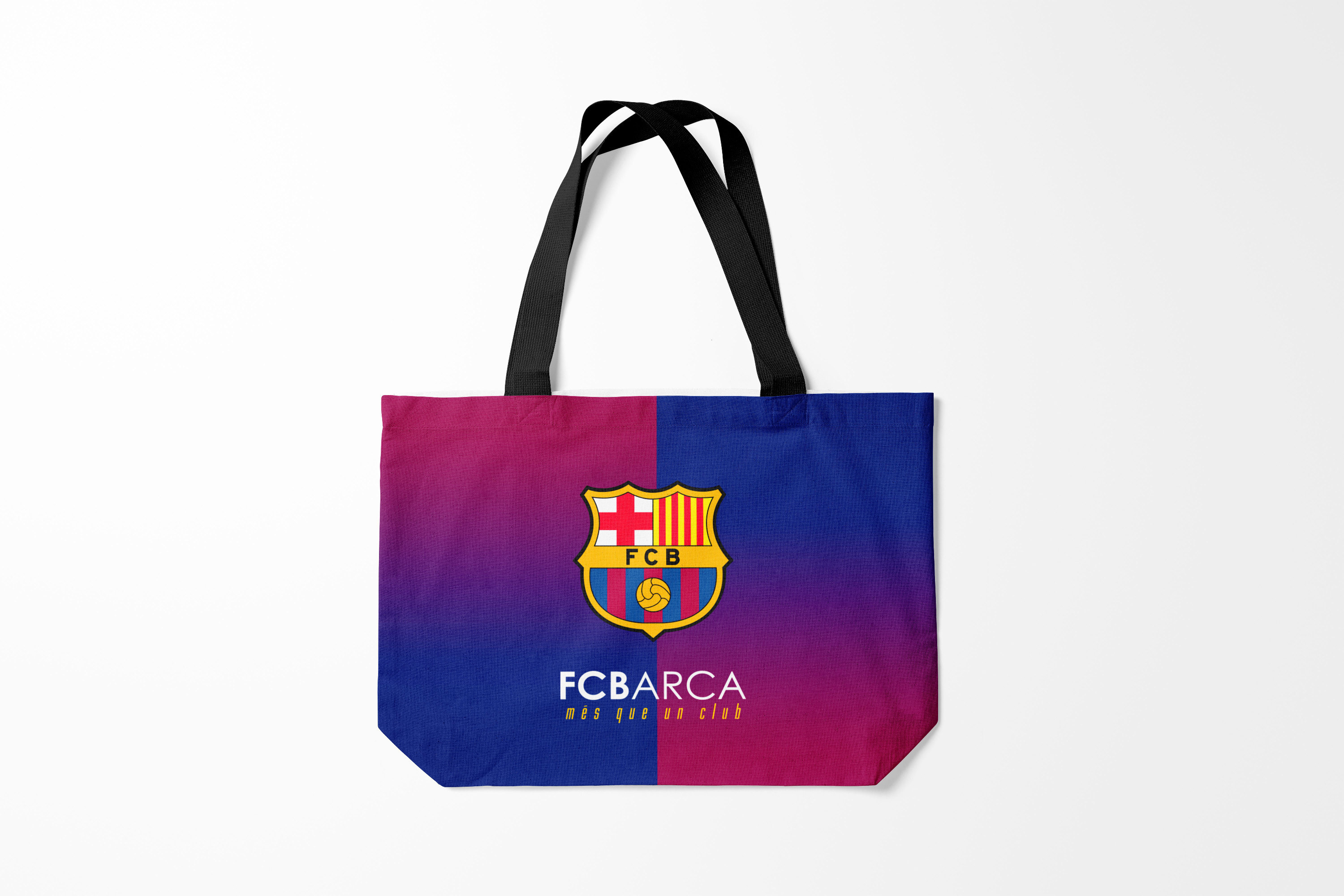 

Сумка шoппер унисекс Burnettie Barcelona FC BARCA, красный; синий, Разноцветный, Barcelona FC BARCA