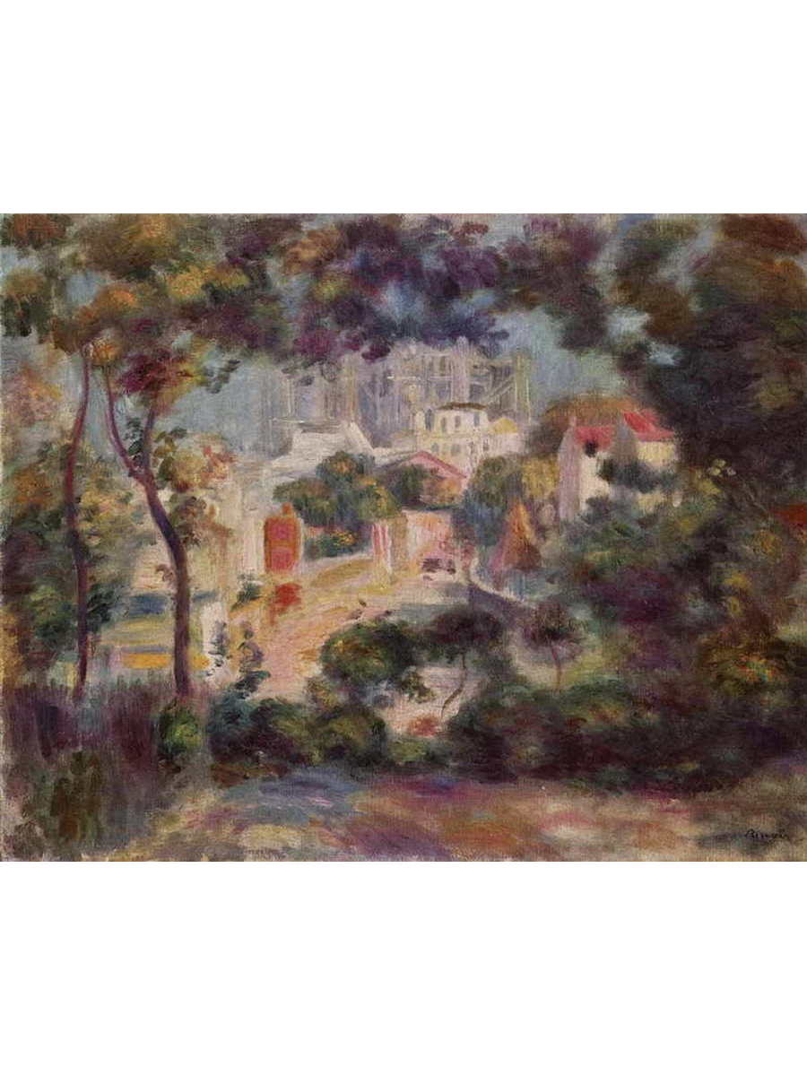 

Постер DRABS A2 Ренуар Пьер Огюст Пейзаж с видом на Сакре-Кёр