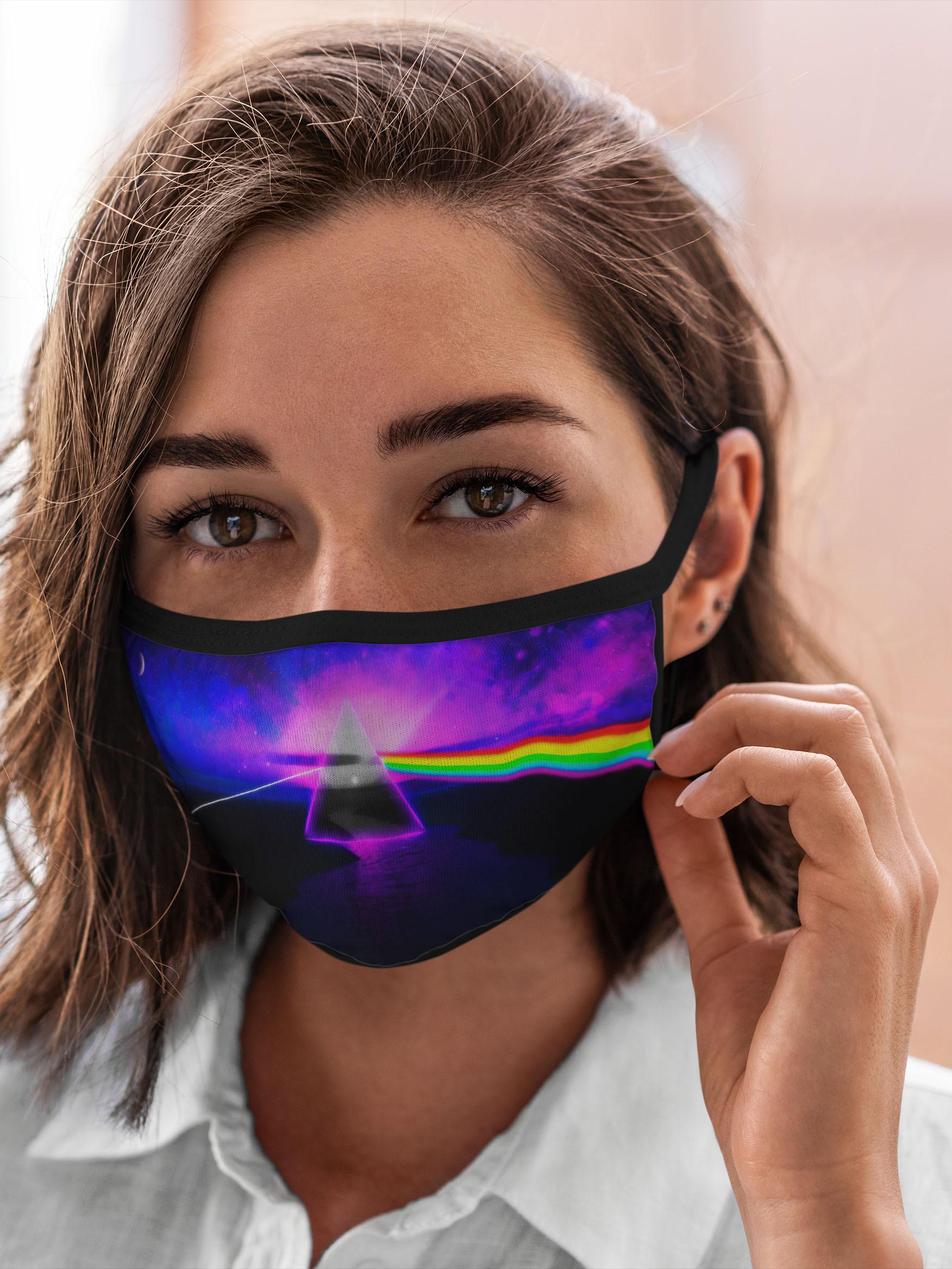

Многоразовая маска унисекс Burnettie Pink Floyd, Разноцветный, Pink Floyd