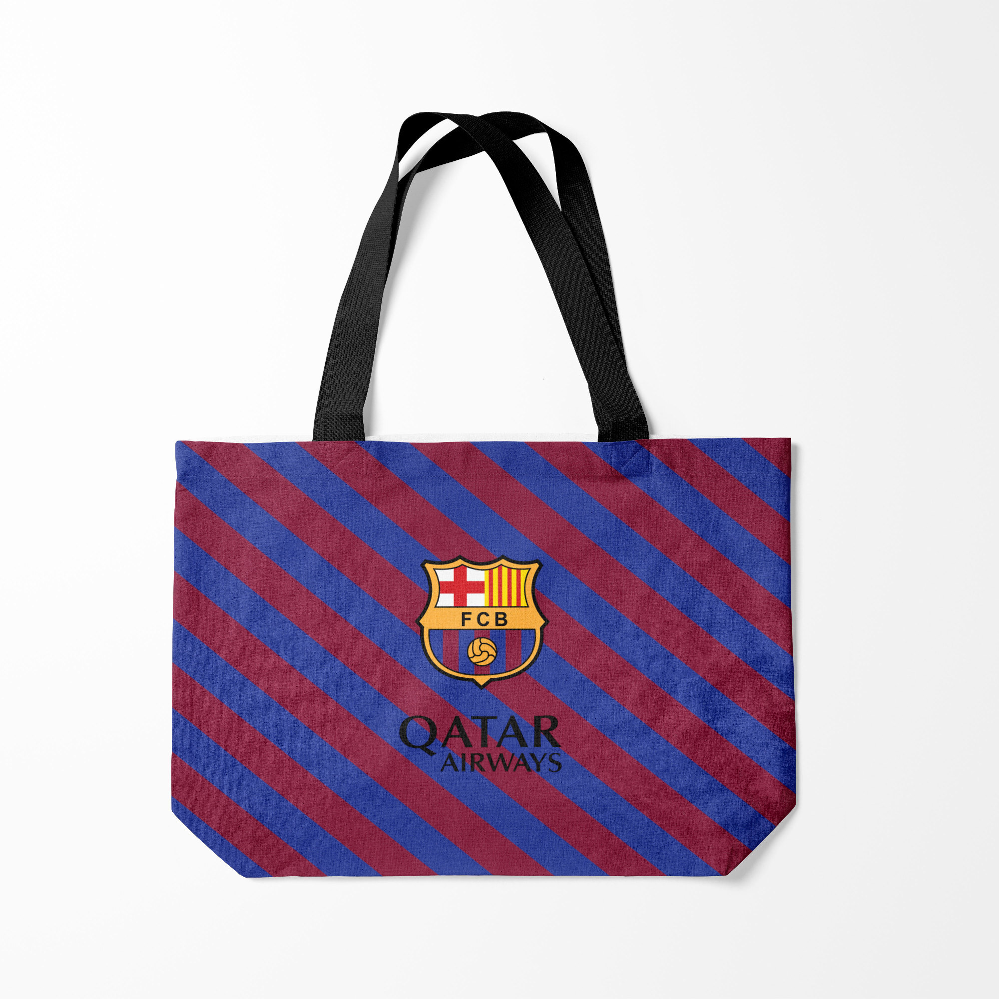 

Сумка шoппер унисекс Burnettie Barcelona, красный; синий, Разноцветный, Barcelona