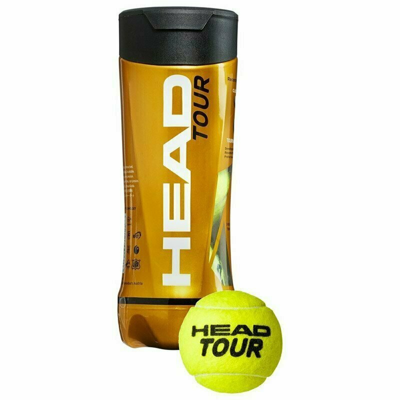 Теннисный мяч Head Tour 3B 3шт, желтый