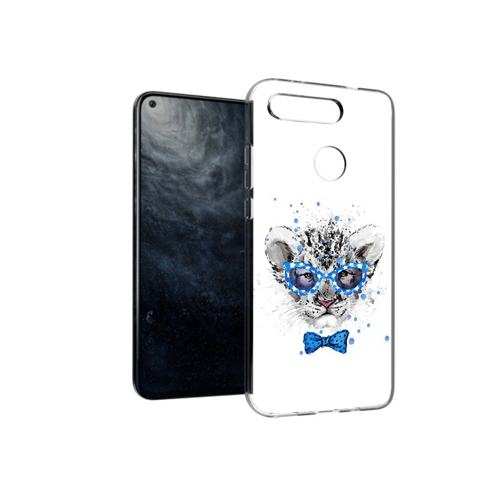 

Чехол MyPads Tocco для Huawei Honor 20 тигренок с бабочкой, Прозрачный, Tocco