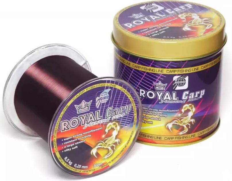 

German Леска карповая "ROYAL CARP" 300 м 0.25, ROYAL CARP