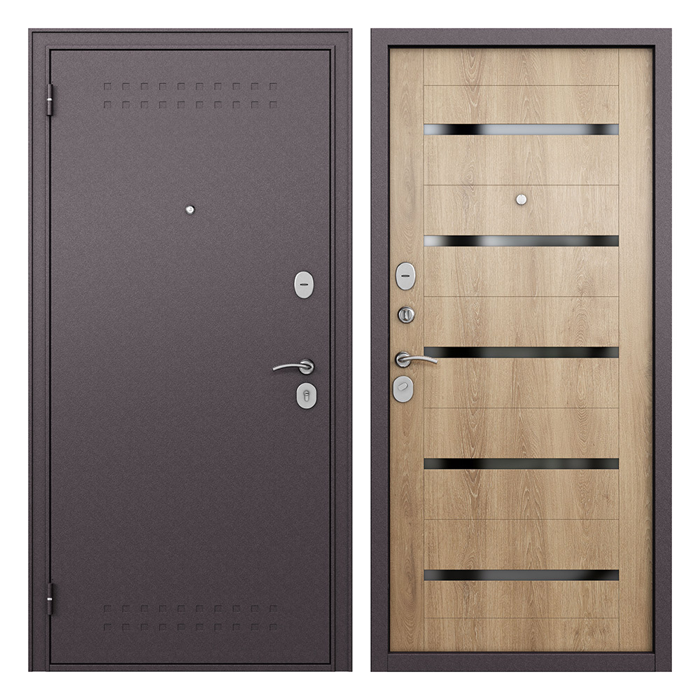 

Дверь входная Buldoors Марко левая букле шоколад-дуб шале натуральный 860х2050 мм
