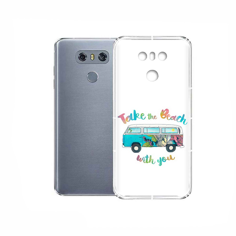 

Чехол MyPads Tocco для LG G6 Хиппи автобус, Прозрачный, Tocco