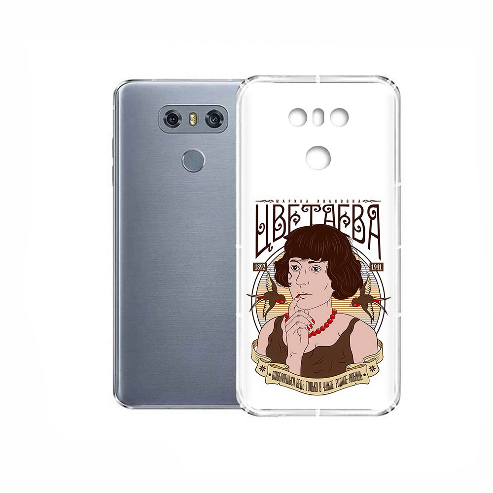 

Чехол MyPads Tocco для LG G6 Цветаева, Прозрачный, Tocco