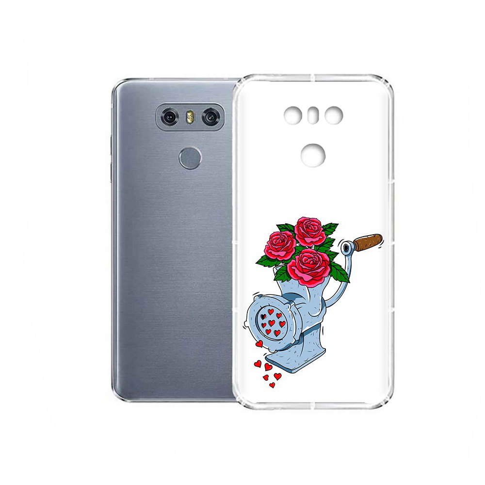 

Чехол MyPads Tocco для LG G6 Цветочные сердца, Прозрачный, Tocco