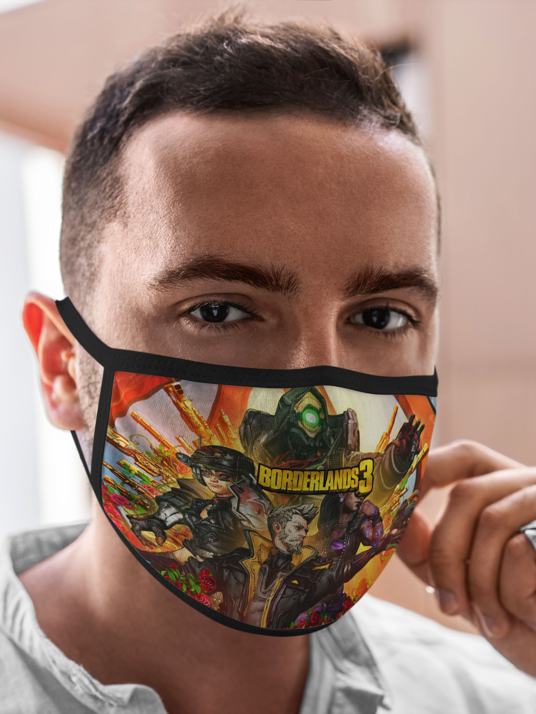 

Многоразовая маска унисекс Burnettie Borderlands 3., Разноцветный, Borderlands 3.