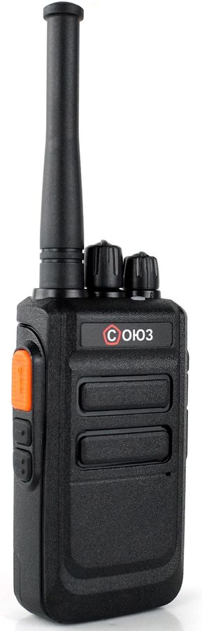 

Комплект раций Союз C1x2 16кан. до 9км компл.:2шт аккум. черный (13400)