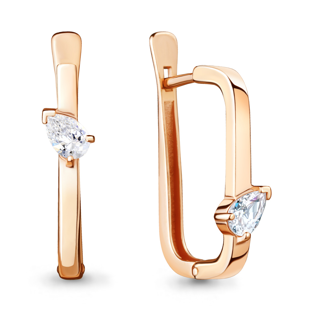 

Серьги из серебра с фианитом Aquamarine 48158_925_з, 48158_925_з