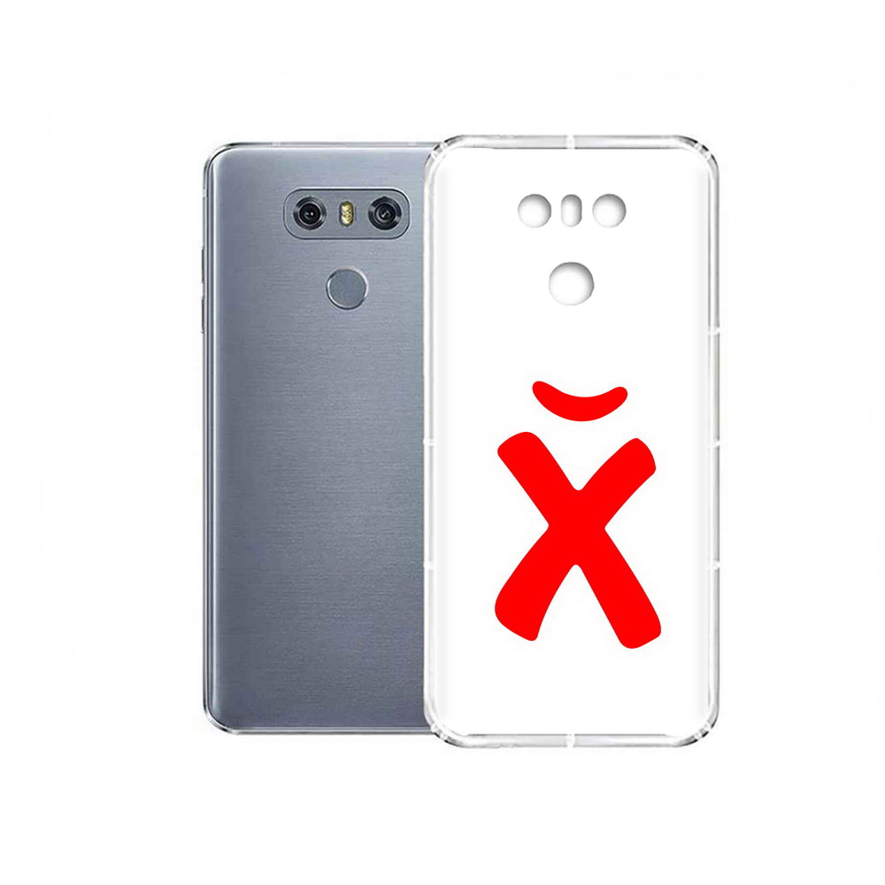 

Чехол MyPads Tocco для LG G6 абстракция буква х, Прозрачный, Tocco