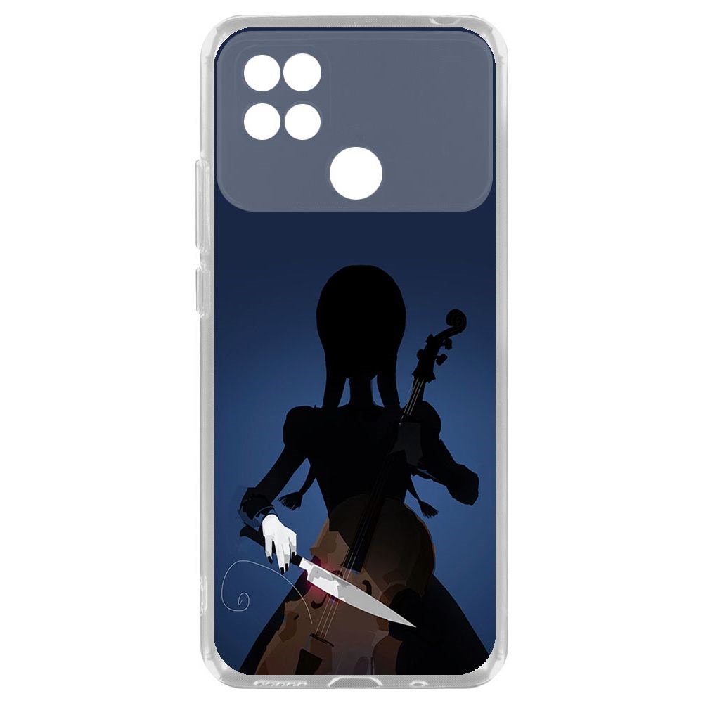 

Чехол-накладка Krutoff Clear Case Уэнсдей Аддамс - Тизер для Xiaomi Poco C40, Прозрачный