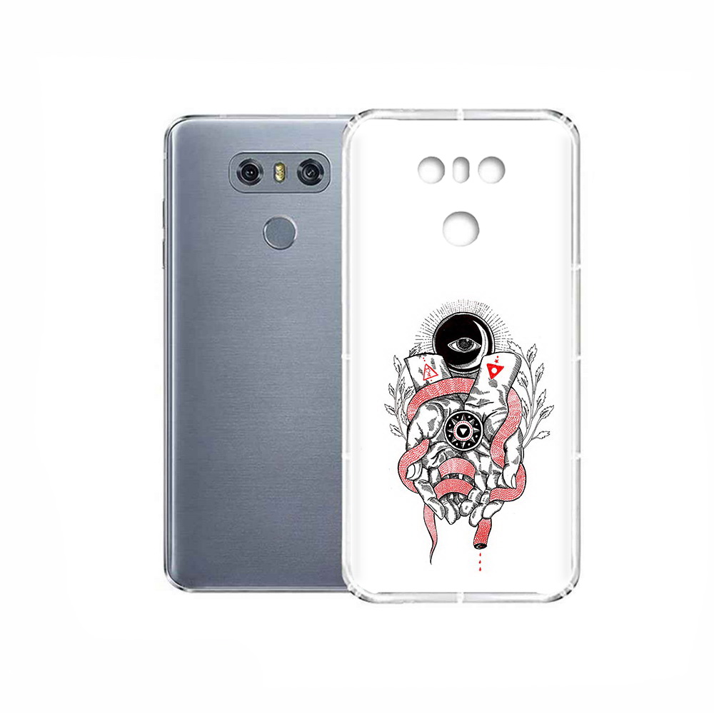 

Чехол MyPads Tocco для LG G6 абстрация связанные руки, Прозрачный, Tocco