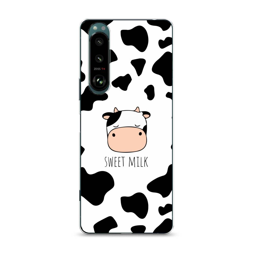 

Чехол на Sony Xperia 1 III "Sweet milk", Розовый;белый;черный, 54850-1