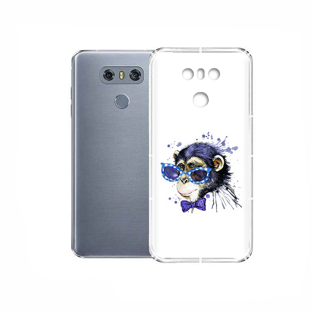 

Чехол MyPads Tocco для LG G6 акварельная обезьяна, Прозрачный, Tocco