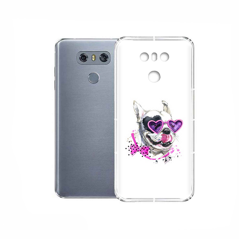 

Чехол MyPads Tocco для LG G6 акварельный пёс, Прозрачный, Tocco