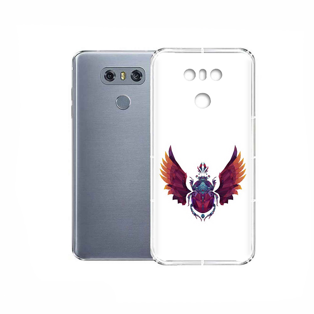 

Чехол MyPads Tocco для LG G6 алмазный скоробей, Прозрачный, Tocco