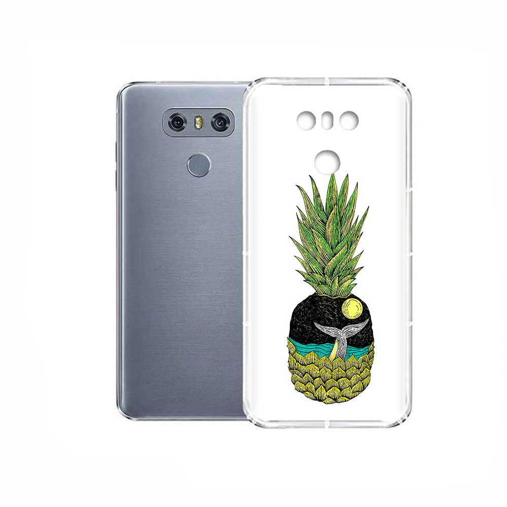 

Чехол MyPads Tocco для LG G6 ананас с китом, Прозрачный, Tocco