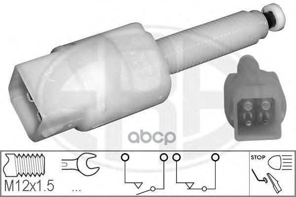 

ERA Датчик вкл. стоп-сигнала AUDI A4A6, VW PASSAT 97-05 ERA 330328