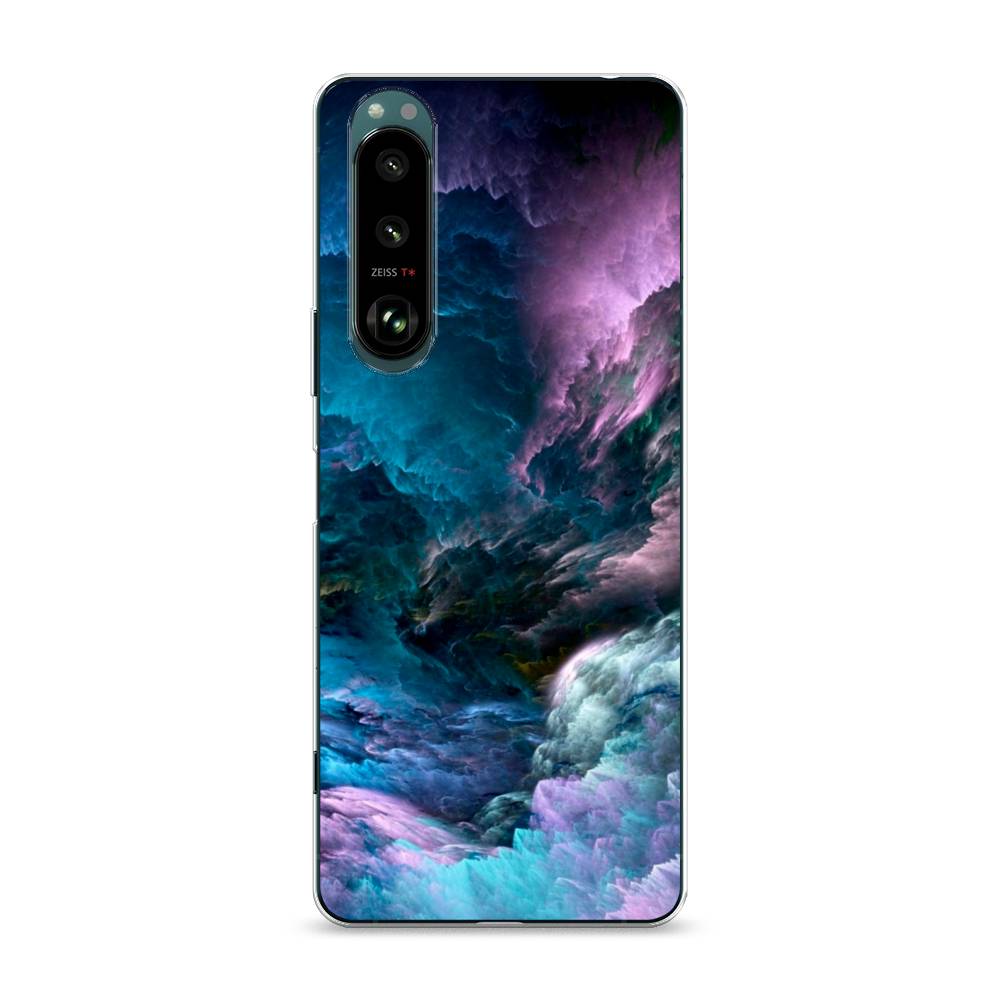 

Чехол на Sony Xperia 1 III "Загадочное небо", Синий;фиолетовый, 54850-2