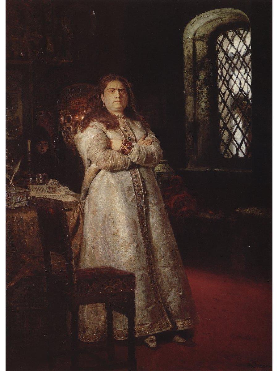 

Постер DRABS A2 Репин Илья Ефимович Великая княгиня Софья в Новодевичьем монастыре