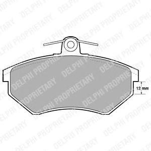 

Тормозные колодки DELPHI lp778