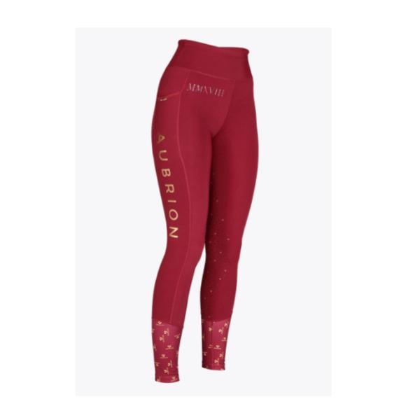 

Лосины для верховой езды SHIRES AUBRION Aubrion Team, XL, бургунди, Aubrion Team