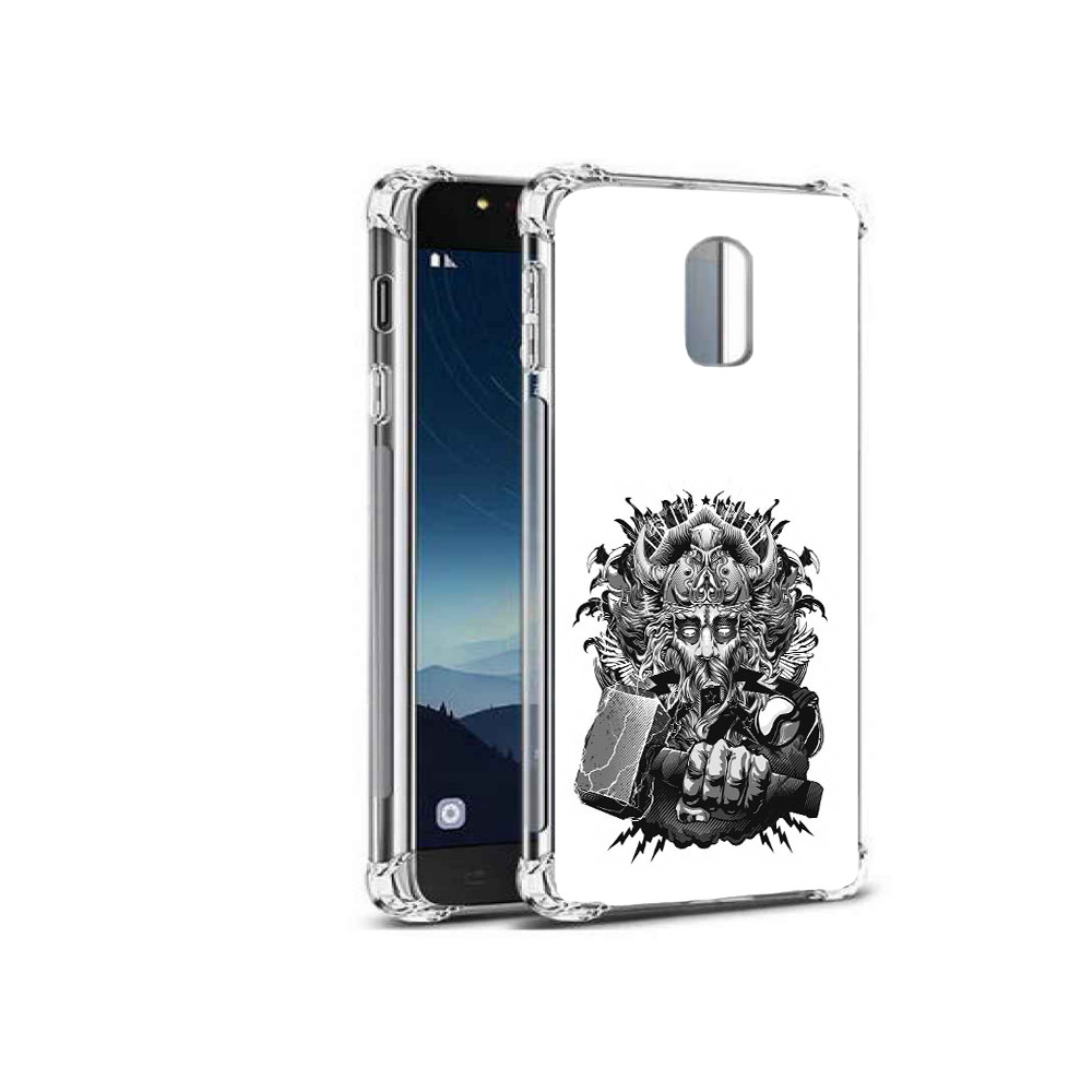 

Чехол MyPads Tocco для Samsung Galaxy C8 злой тор (PT96288.518.363), Прозрачный, Tocco