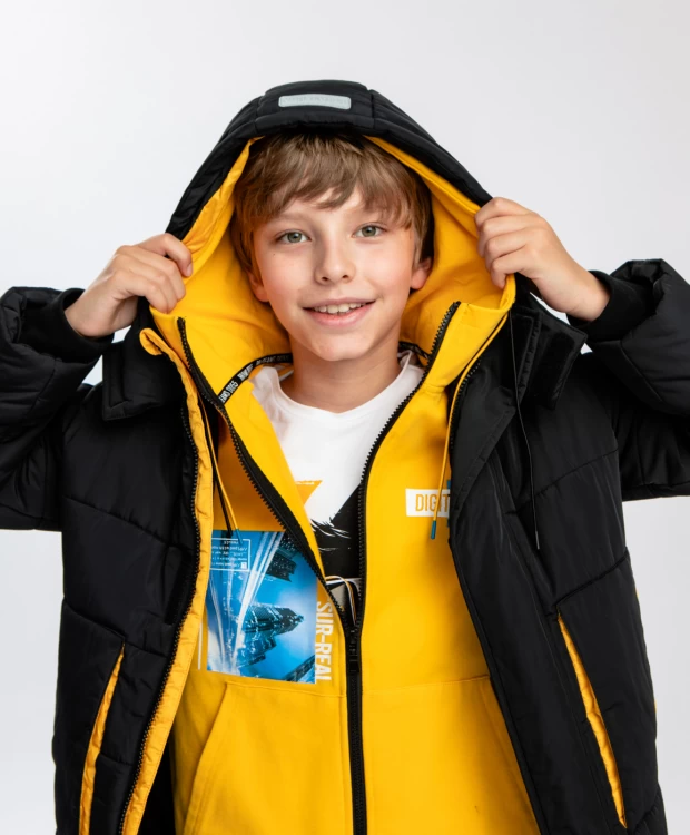 

Пальто детское Button Blue 223BBBJC45010800, черный, 158, 223BBBJC45010800