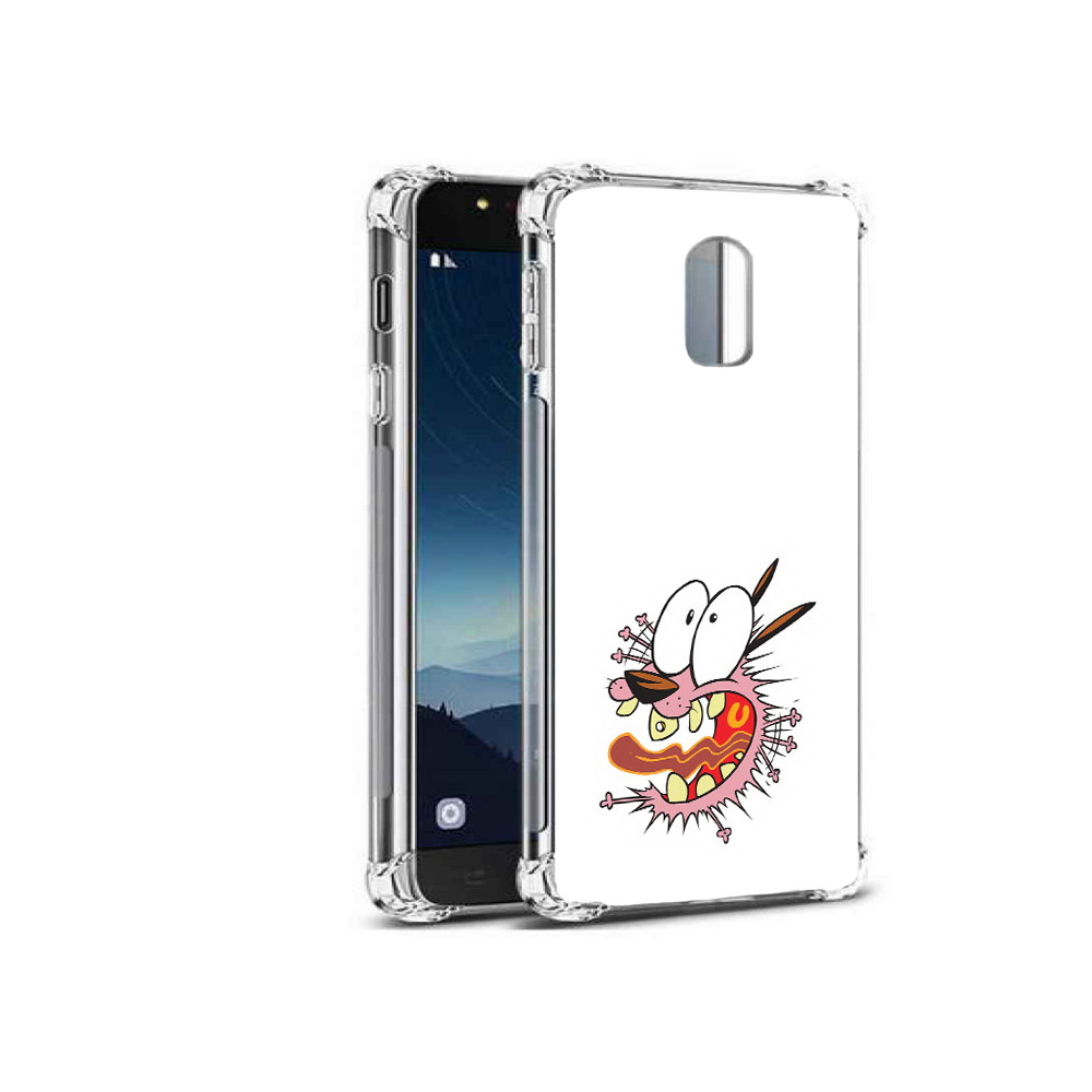 

Чехол MyPads Tocco для Samsung Galaxy C8 испуганный бобик (PT96288.518.381), Прозрачный, Tocco