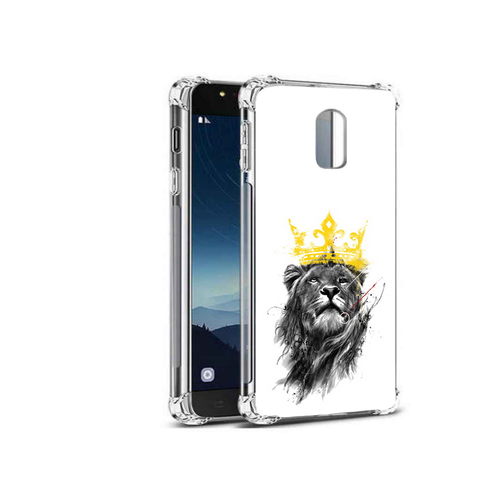 

Чехол MyPads Tocco для Samsung Galaxy C8 король-лев (PT96288.518.391), Прозрачный, Tocco