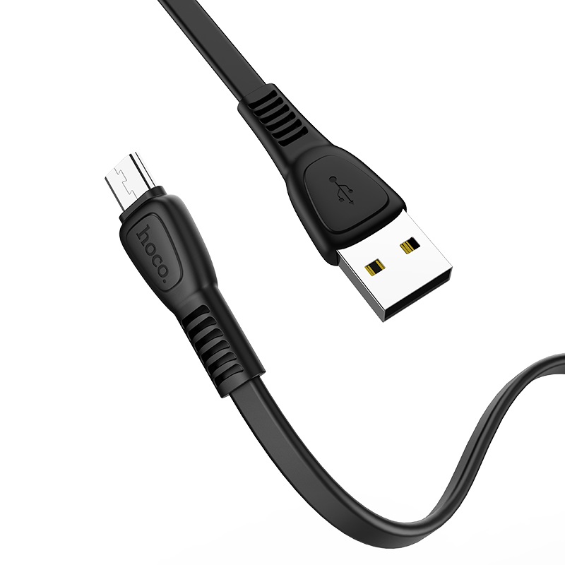 

Кабель Hoco X40 Noah USB - Micro USB, 2.4 А, 1 м, черный, X40 Noah