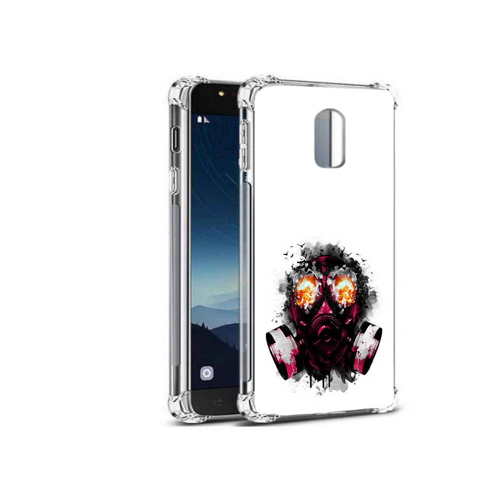 

Чехол MyPads Tocco для Samsung Galaxy C8 красный противогаз (PT96288.518.412), Прозрачный, Tocco