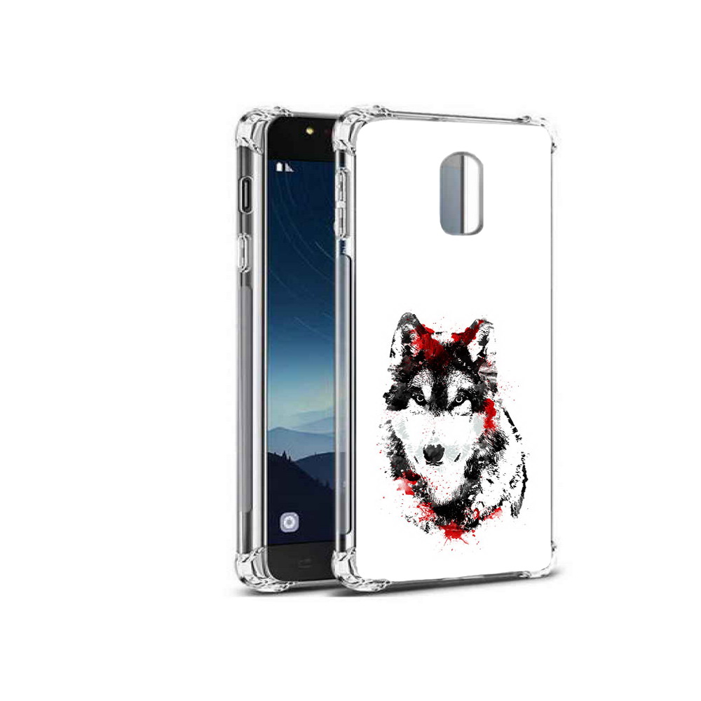 

Чехол MyPads Tocco для Samsung Galaxy C8 кровавый волк (PT96288.518.416), Прозрачный, Tocco