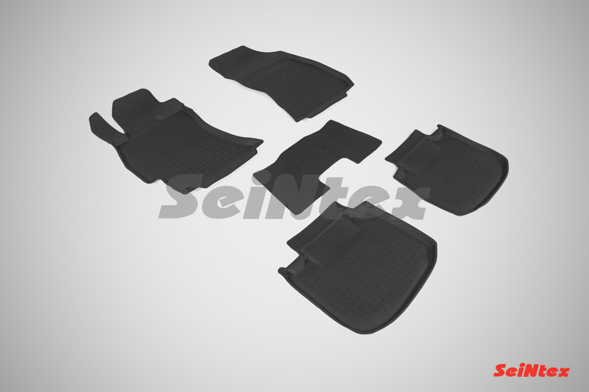 

Резиновые коврики SEINTEX с высоким бортом для Subaru Outback V с 2015 / 87485