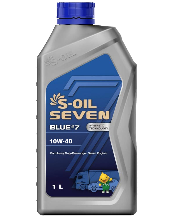 

Моторное масло S-OIL синтетическое 7 Blue Ci-4 10W40 1л